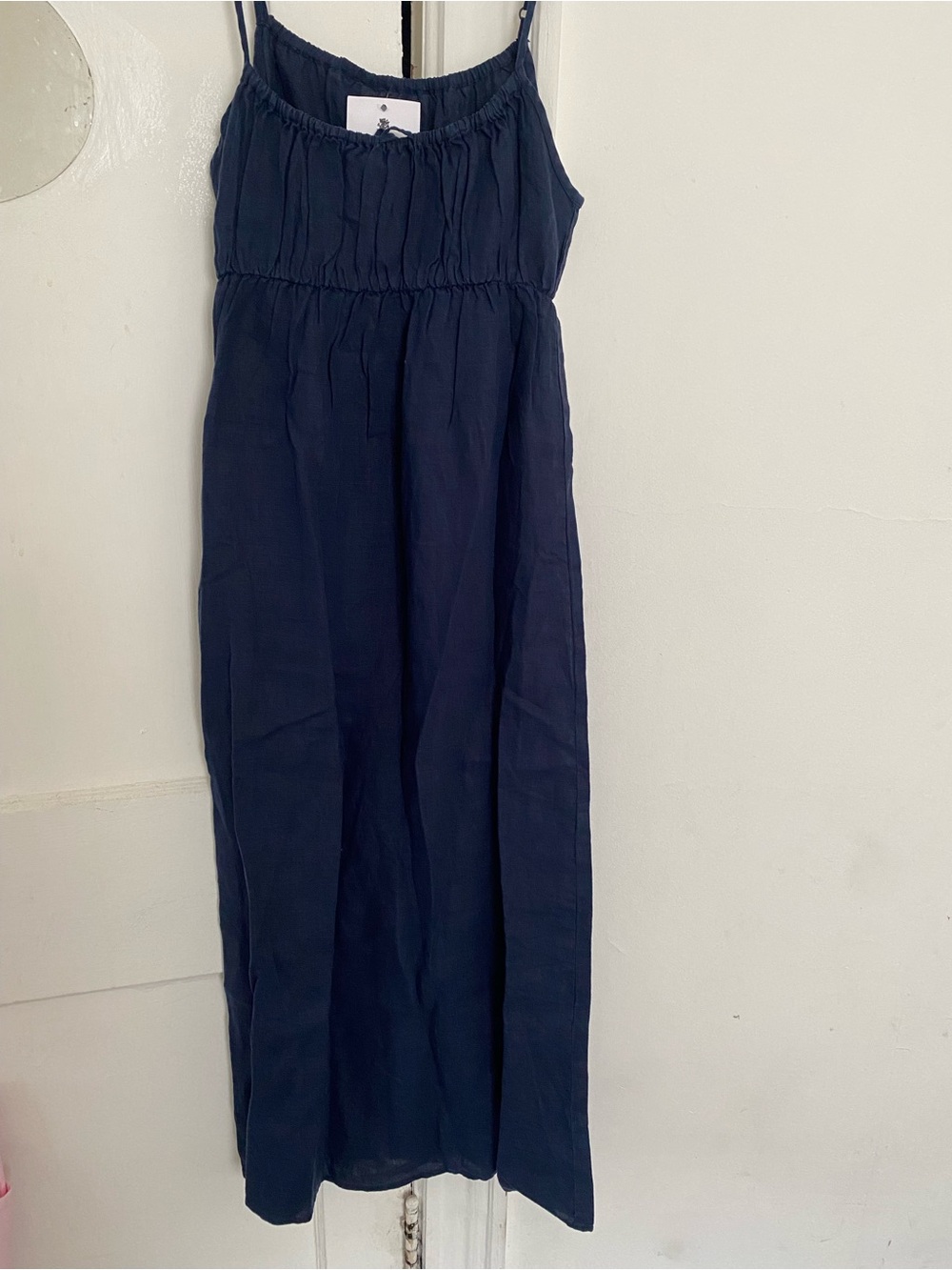 NWT Womens Navy Blue Maxi dress size S